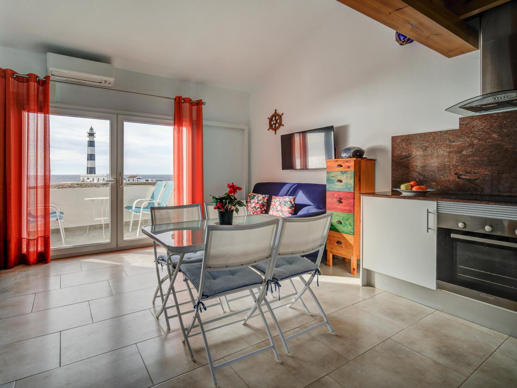 קאלאן בוש Vista Faro-Apartamento Con Balcon Que Mira Al Mar מראה חיצוני תמונה
